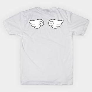 White Anime Wings T-Shirt